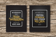 Luxury Christmas Cards collection, a Card Template by yurlick (Thumbnail 2 of 4)