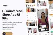 Tukko - E-Commerce Shop App UI Kit, an UI Kit Template by Disconnect Studio (Thumbnail 1 of 6)