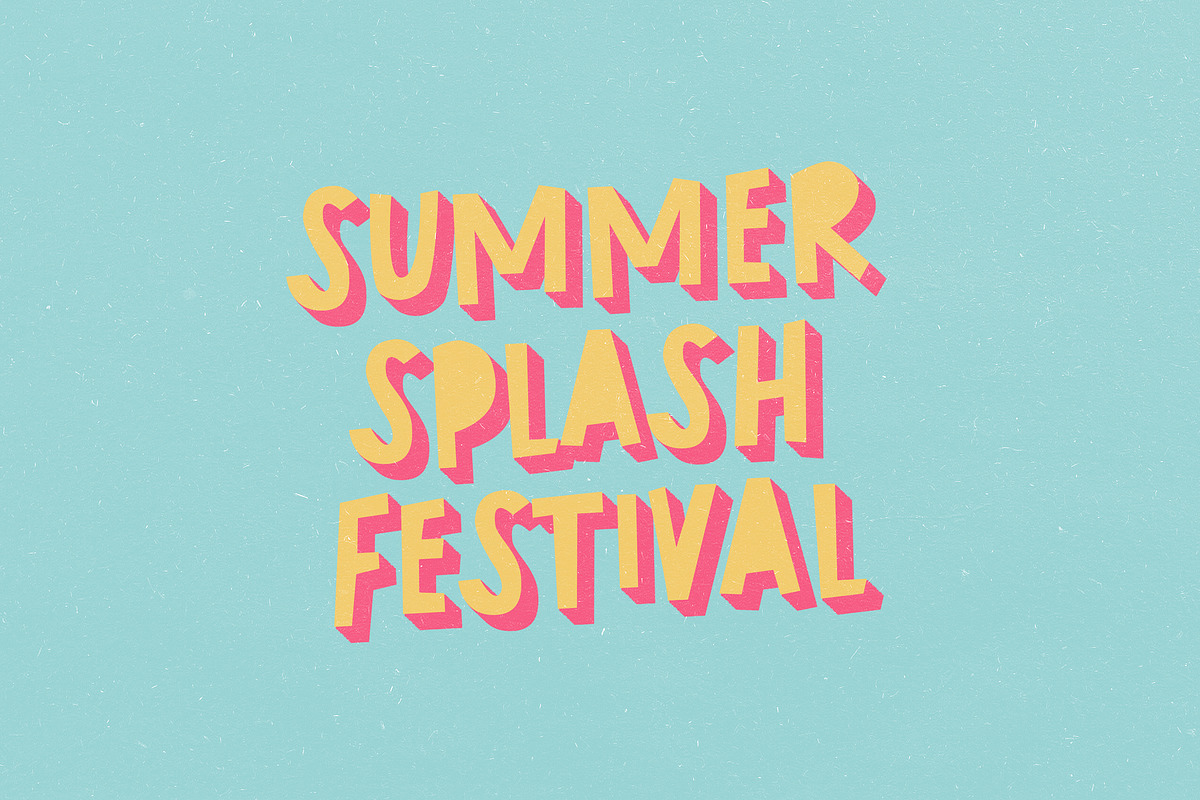 Wicked Awesome Cutout font, a Sans Serif Font by Nicky Laatz (Photo 6 of 8)