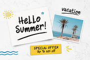 Futarino Duntian Brush Font Summer, a Handwritten Font by Maulana Creative (Thumbnail 4 of 7)