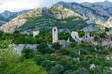 The old fortress and the city of Bar, an Architecture Photo by Photostock