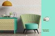 Wallpaper Scene Mockup Pack, a Household Mockup by Designertale (Thumbnail 4 of 7)