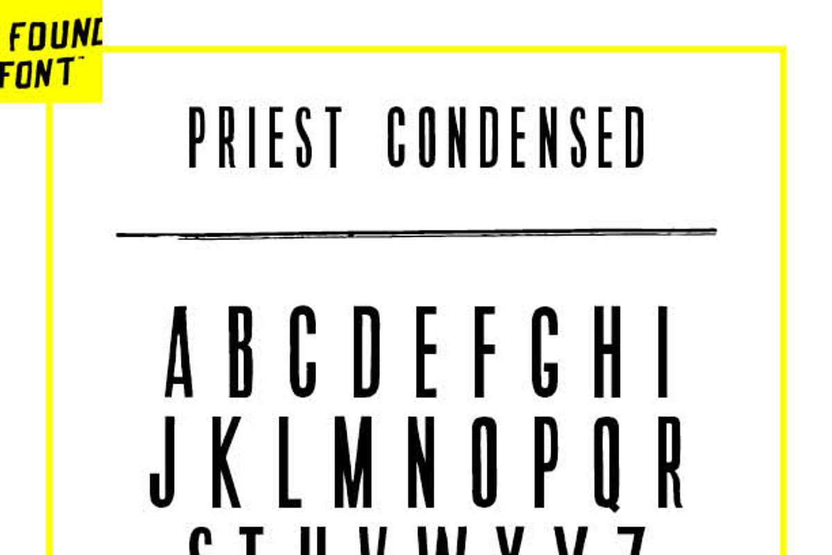 PRIEST CONDENSED preview 2