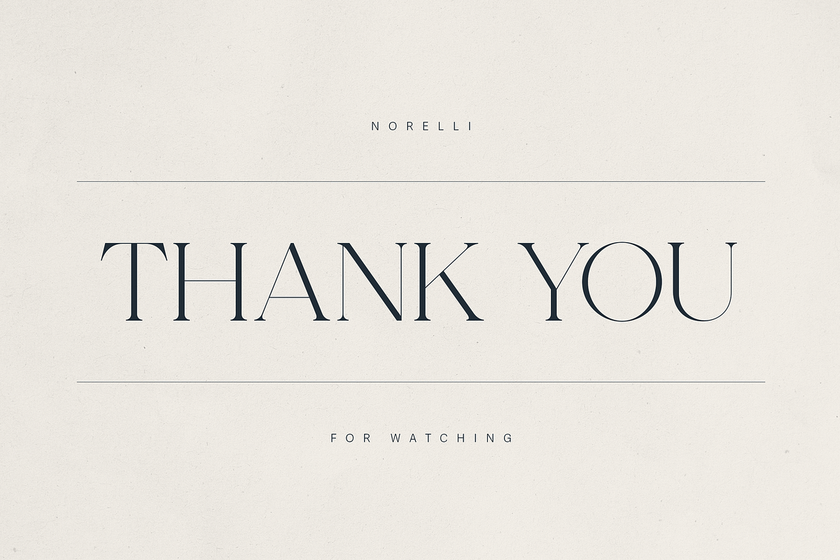 Norelli – A Modern Serif Typeface, a Serif Font by Only Fonts (Photo 11 of 11)