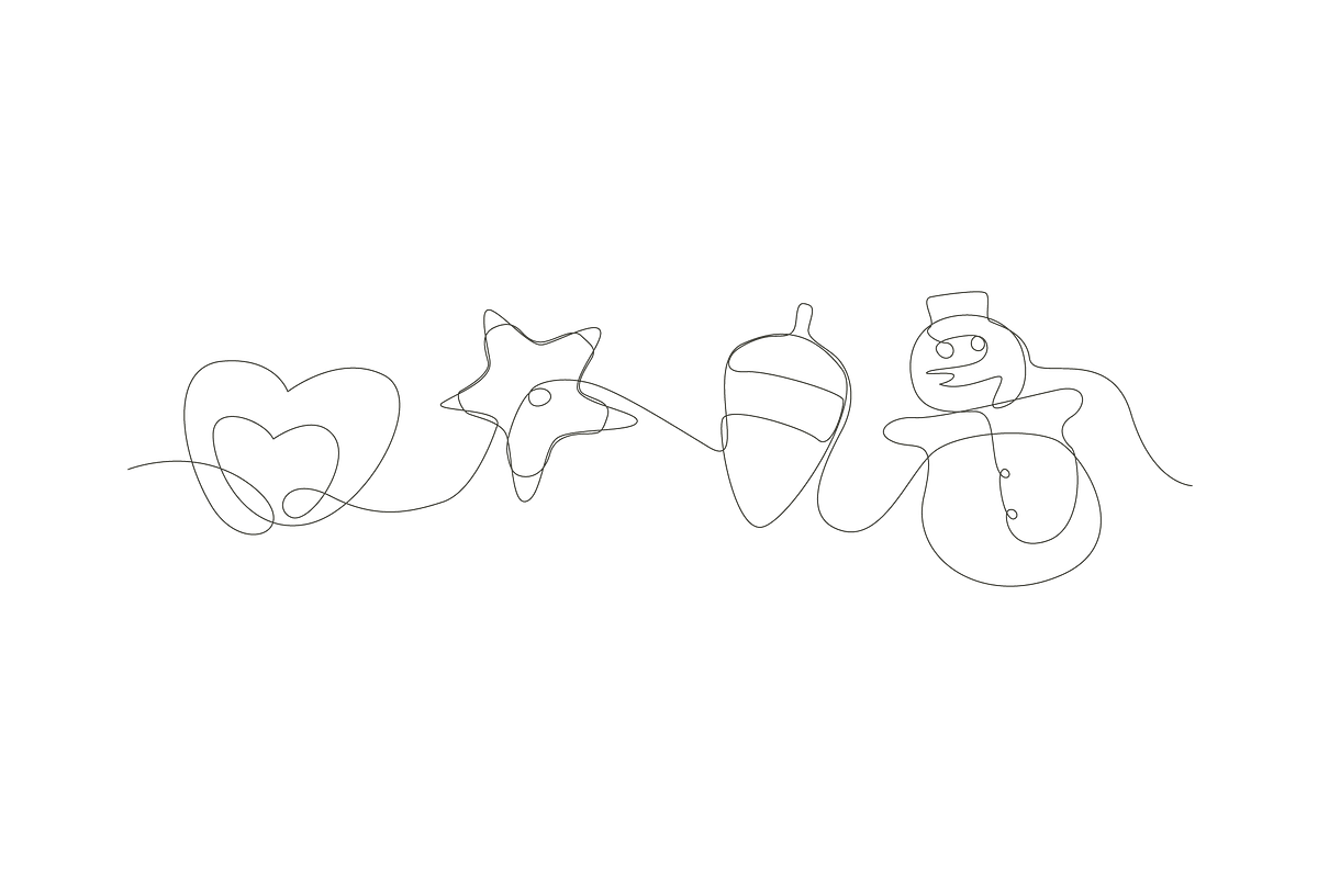artistic snowman minimalist design, a Background Graphic by lawoel (Photo 3 of 3)