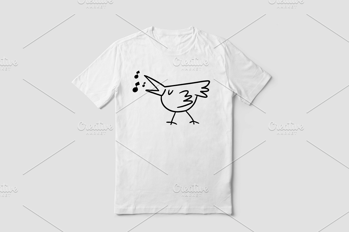 Cute Doodle Bird Illustrations Set, an Animal Illustration by DeShoff Art (Photo 3 of 5)