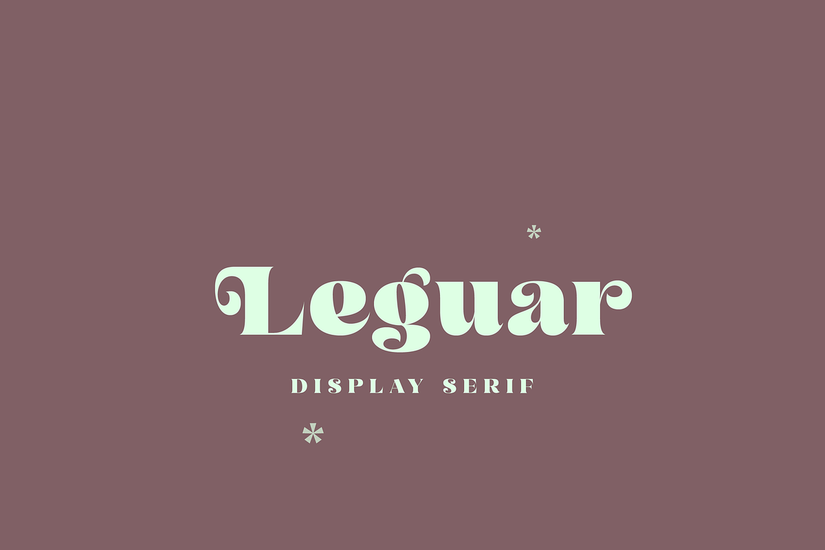 Leguar – A Modern Serif, a Serif Font by Creative Foundry (Photo 1 of 8)
