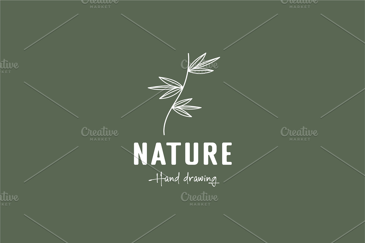 Minimalist Nature Leaf Logo Set, a Branding & Logo Template by Dyn Studio (Photo 6 of 6)