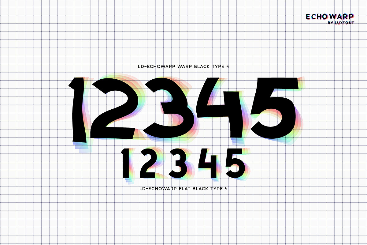 Echowarp. OTF-SVG family., a Symbol Font by Luxfont (Photo 11 of 12)