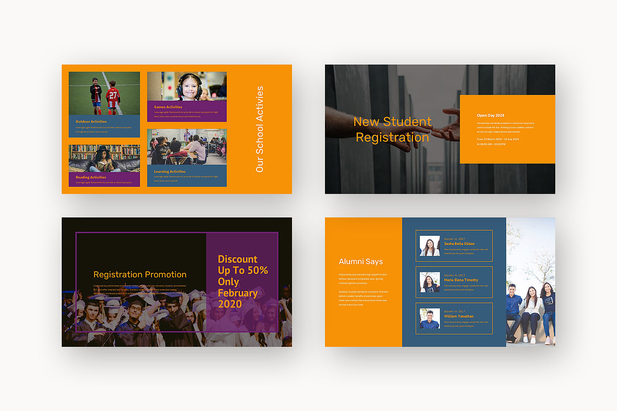 Jaki : School Profile Google Slides, a Presentation Template by Punkl Camp (Photo 4 of 16)