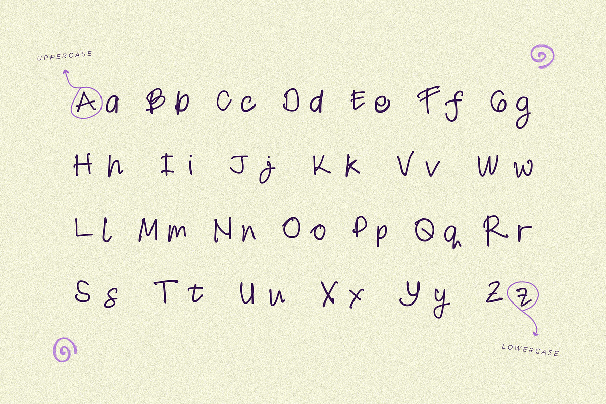 Purple Dream Handwritten, a Handwritten Font by Typehand Studio (Photo 5 of 10)