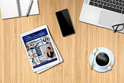 Four Page Media Kit in Navy Blue, a Templates & Theme by ProductiveandFree (Thumbnail 12 of 14)
