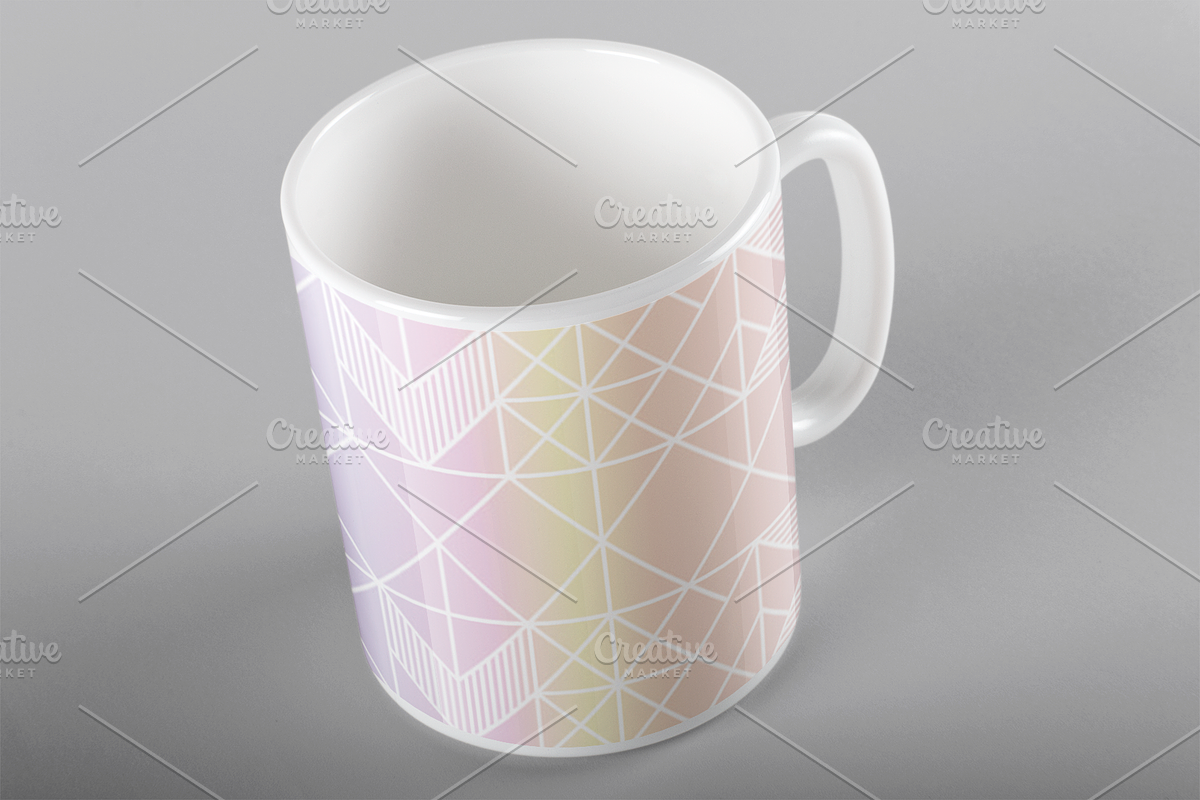 Ombre Geometric Pattern, a Pattern Graphic by b.banks (Photo 2 of 4)