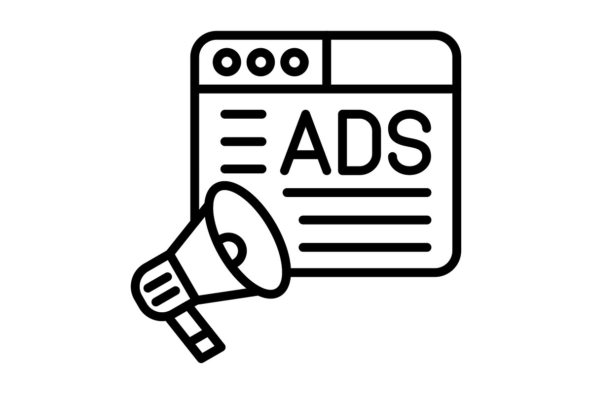 Advertising Line Icon, an Icon by Pexelpy