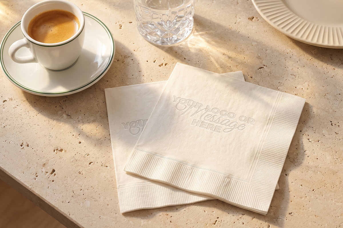 Napkin Mockups Collection, an Advertising Mockup by Luuqas Design (Photo 4 of 8)