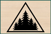 25 Pine Forest Mountain Badge Bundle, an Empty State Illustration by Artivon (Thumbnail 4 of 4)