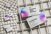 Business Card Design Mockup, an Advertising Mockup by Pikachudesign (Thumbnail 1 of 4)