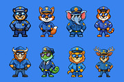 Wildlife Police Mascot Illustration, an Illustration by Riswan Ratta (Thumbnail 2 of 6)