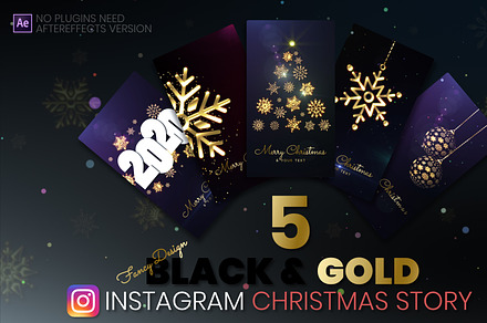 Christmas Instagram Story, a Card Template by Bikomart