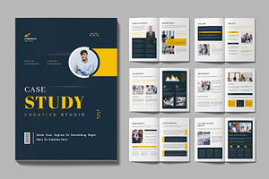 Case Study Booklet Template, a Brochure Template by MightyDesign