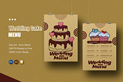 Wedding Cake Menu, a Print Template by Esensifiksi.studio (Thumbnail 1 of 2)
