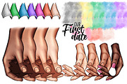 Male and female hand, a Person Illustration by Elenbushe (Thumbnail 6 of 6)