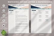 Creative Resume Example, CV Cover L., a Resume Template by HIRED Design Studio (Thumbnail 3 of 19)