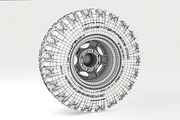 OFF ROAD WHEEL AND TIRE 3, a Cars & Vehicle 3D Model by NNAVAS 3D (Thumbnail 8 of 9)