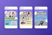 Y2K Aesthetic Instagram Post, a Social Media Template by Annora Studio (Thumbnail 3 of 6)