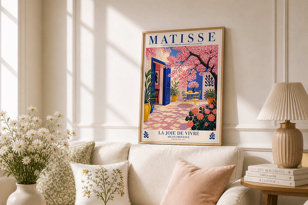 Henri Matisse Garden Wall Art, a Decorative Illustration by elfy creative (Photo 3 of 4)