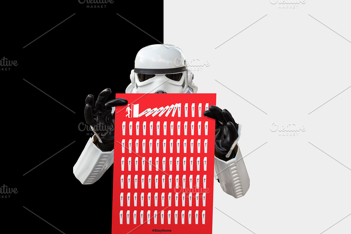 Star Wars Stormtrooper Mock-up, a Household Mockup by The Art of Pics (Photo 3 of 3)