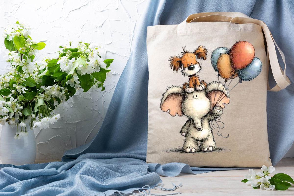 Whimsical Animals Best Friend Clipar, an Animal Illustration by SVGArt (Photo 5 of 9)