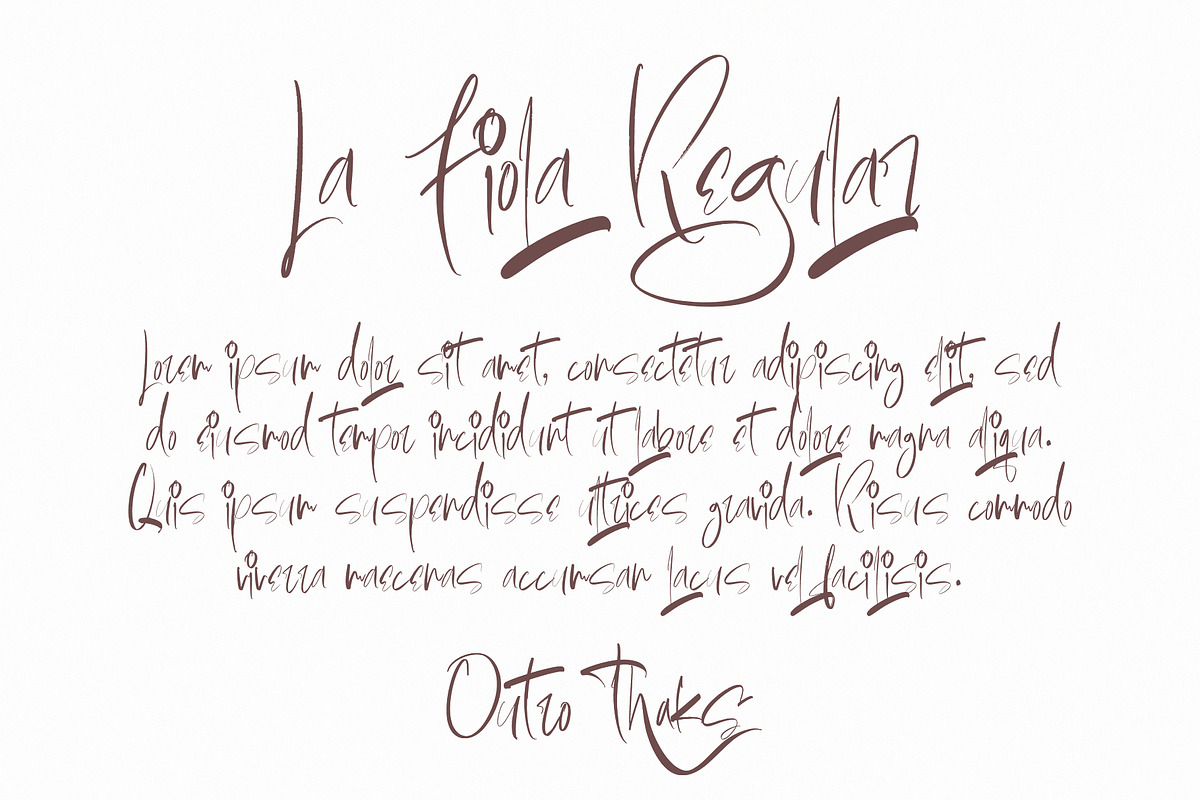 La Fiola (Intro Sale), a Handwritten Font by Papermode Co. (Photo 10 of 10)