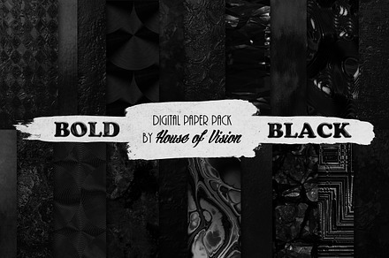 Bold Black Textured Pack