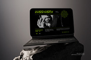 Reduste – Dark Techno Sci-Fi Font, a Sans Serif Font by Drizy (Thumbnail 7 of 10)