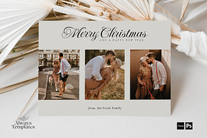 Christmas Card Template CC200