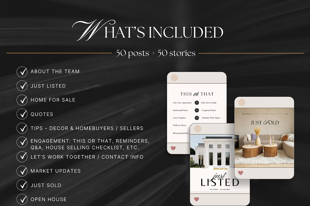 Real Estate Social Media Templates preview 2