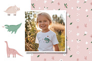Cute Girl Explorers & Funny Dinos, an Illustration by danceyourlife (Thumbnail 10 of 11)