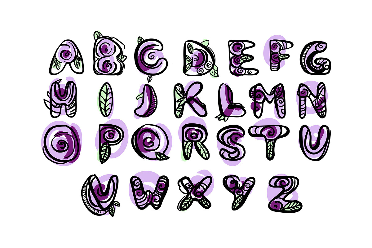 Blossom font preview 2
