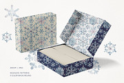 Winter Snowflakes Watercolor, a Seasonal Illustration by YarovaArt (Thumbnail 12 of 17)
