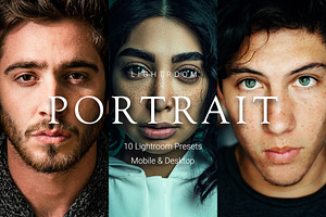 10 Portrait Lightroom Presets