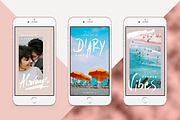 Rose Gold ANIMATED Instagram Stories, a Social Media Template by SilverStag Type Foundry (Thumbnail 16 of 19)