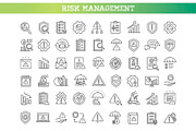 Risk Management icon collection set, a Finance Illustration by Tettygreen (Thumbnail 1 of 3)