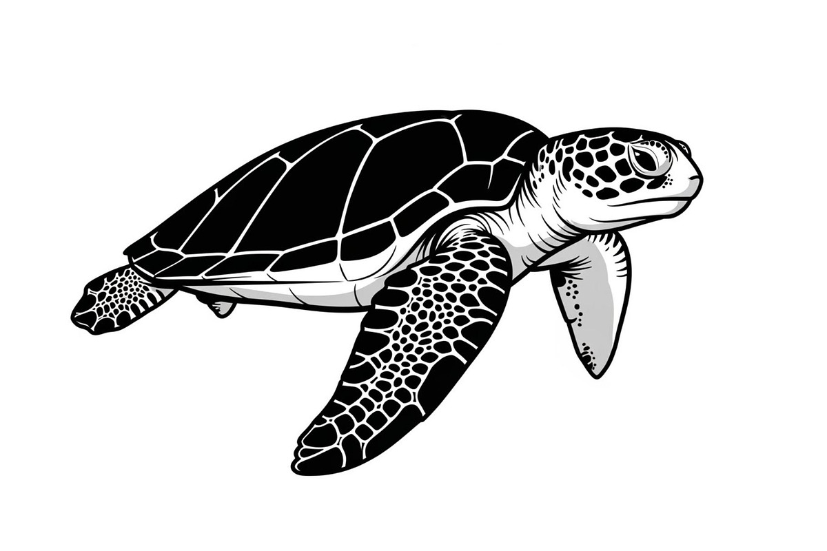 50 Sea Turtle Vector Silhouette Bund, an Illustration by jahid234 (Photo 12 of 51)