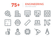 75+ Engineering Vector Icons, an Outline Icon by Vectors Market (Thumbnail 1 of 2)