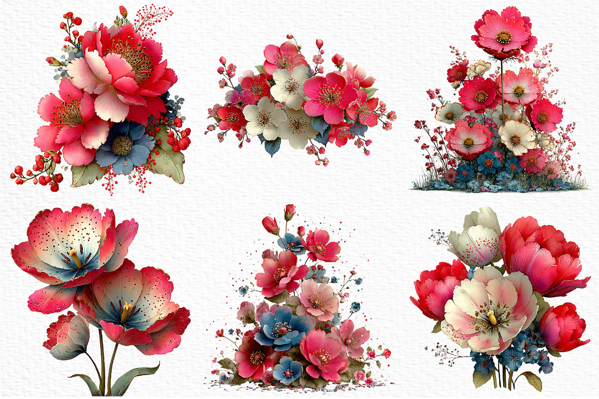 Whimsical Spring Clipart Png, an Illustration by Craft Nest (Photo 3 of 11)