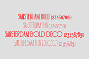 Sansterdam Bold and Thin, a Sans Serif Font by NREY (Thumbnail 2 of 6)