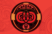Illuminated medieval letter O, an Illustration by Stefan Chirila (Thumbnail 4 of 8)