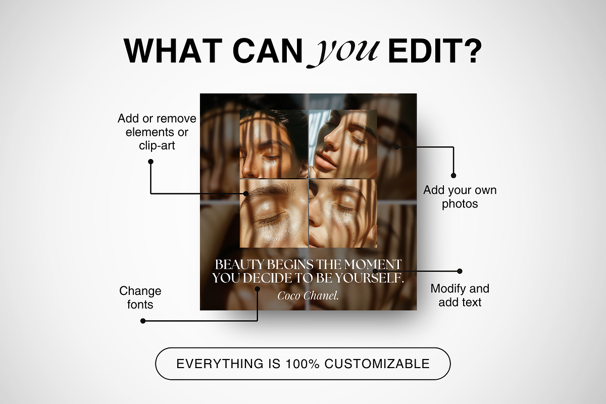 Lash Tech Canva Templates, a Social Media Template by DesignsbyMariaStudio (Photo 6 of 10)