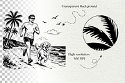 Beach Scenes SVG Graphics, a Seasonal Illustration by DENIDigitalArtSudio (Thumbnail 8 of 8)